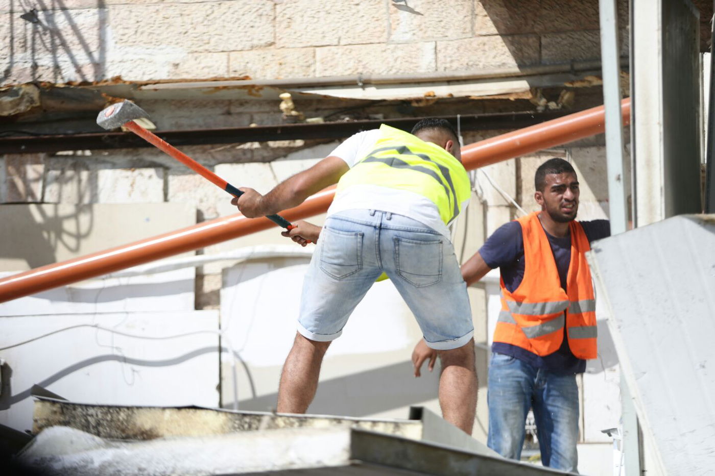 עימותים בירושלים: בית הכנסת של הקיצונים נהרס