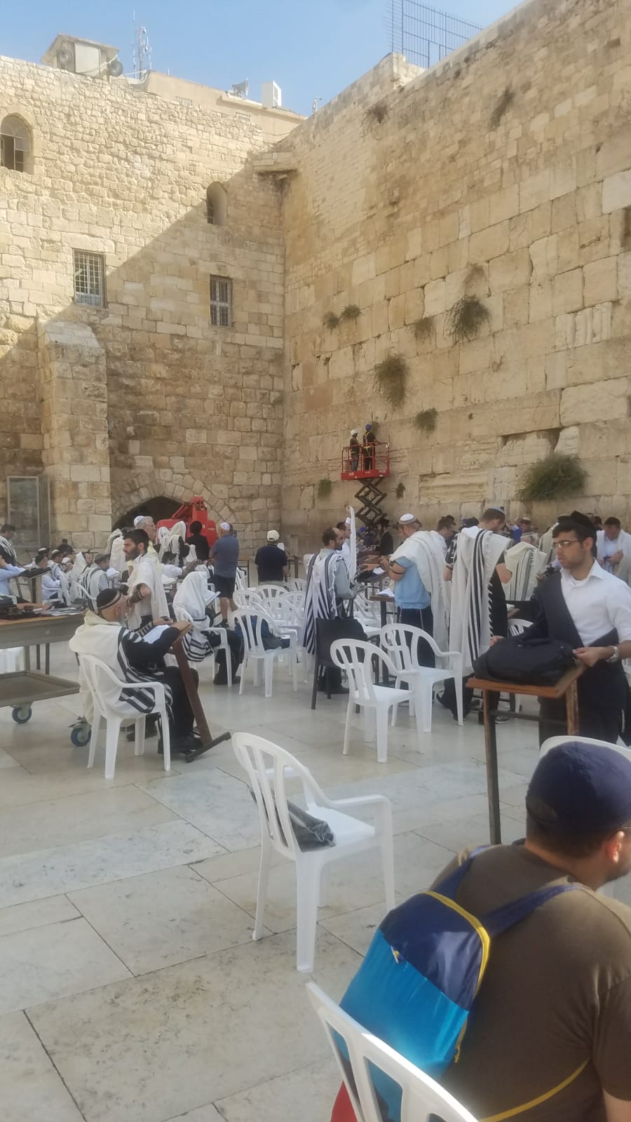 לאחר הנפילה: אבני הכותל המערבי נבדקות