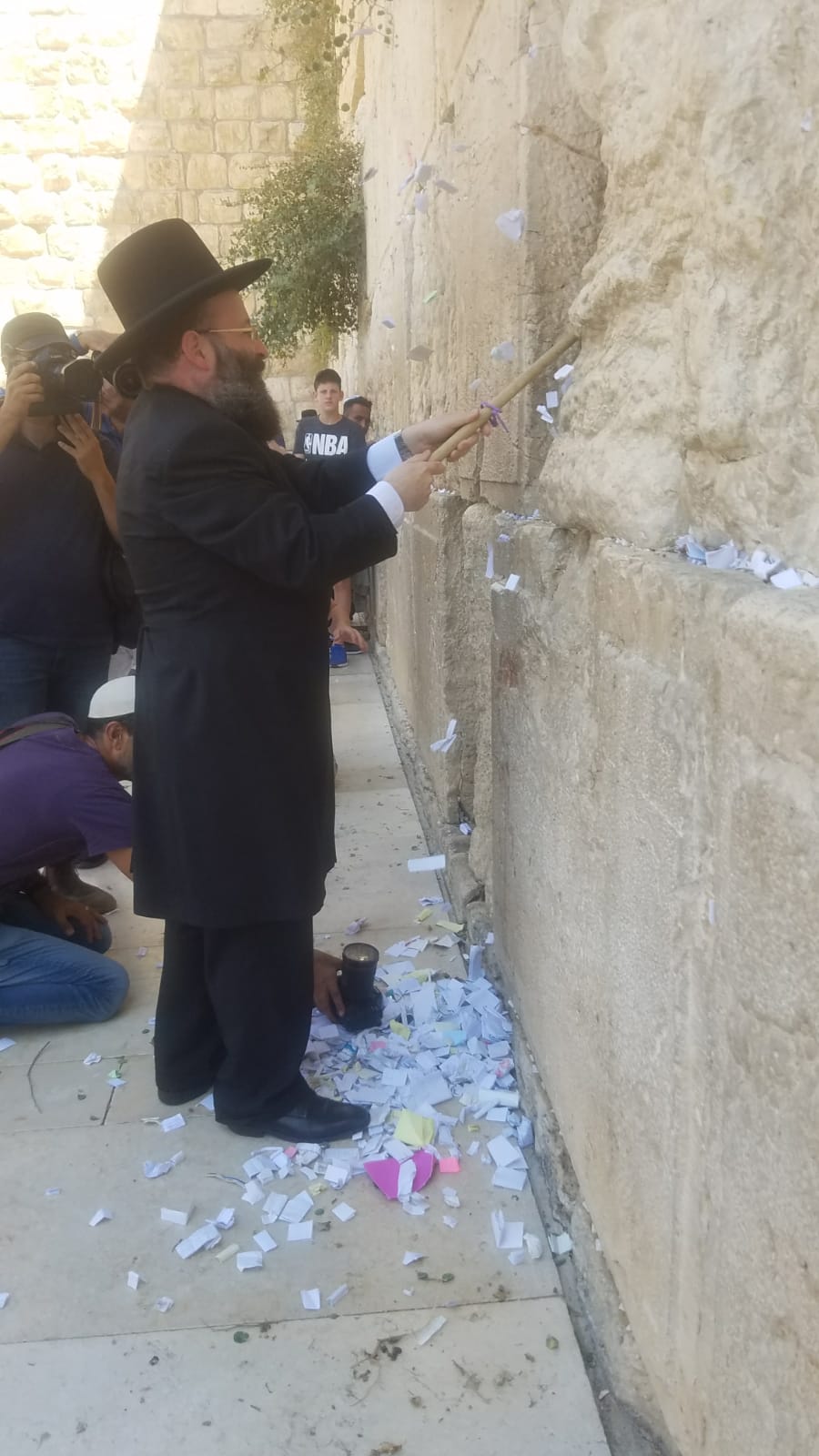 לאחר הנפילה: אבני הכותל המערבי נבדקות