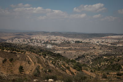 תצפית לביתר עילית מגוש עציון