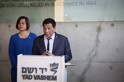 דוטרטה נואם ב'יד ושם'