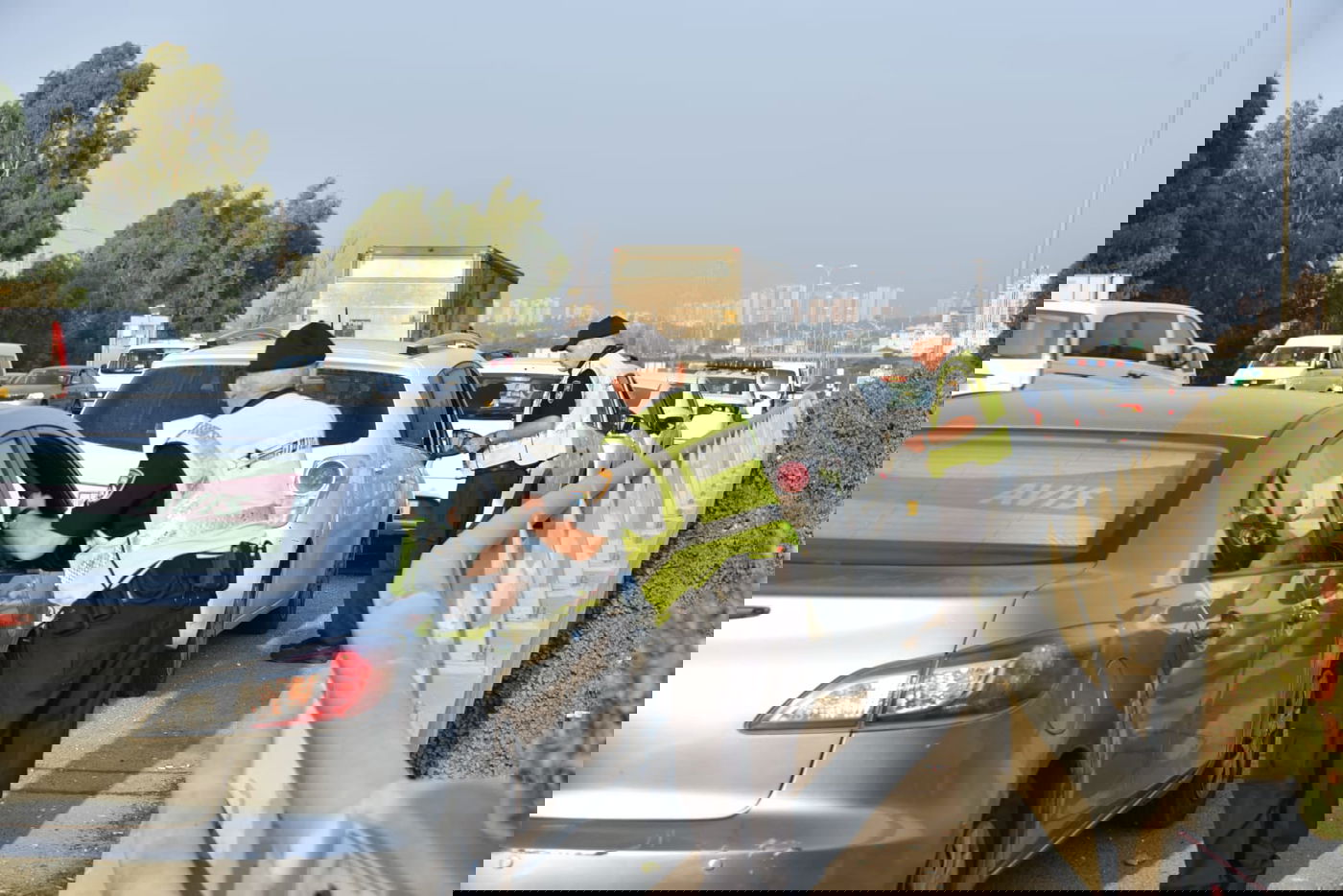 המשטרה ערכה מבצע אכיפה בכביש 6. צפו