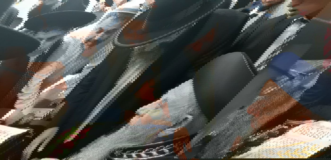 חג הסוכות במעונו של זקן הראשונים לציון