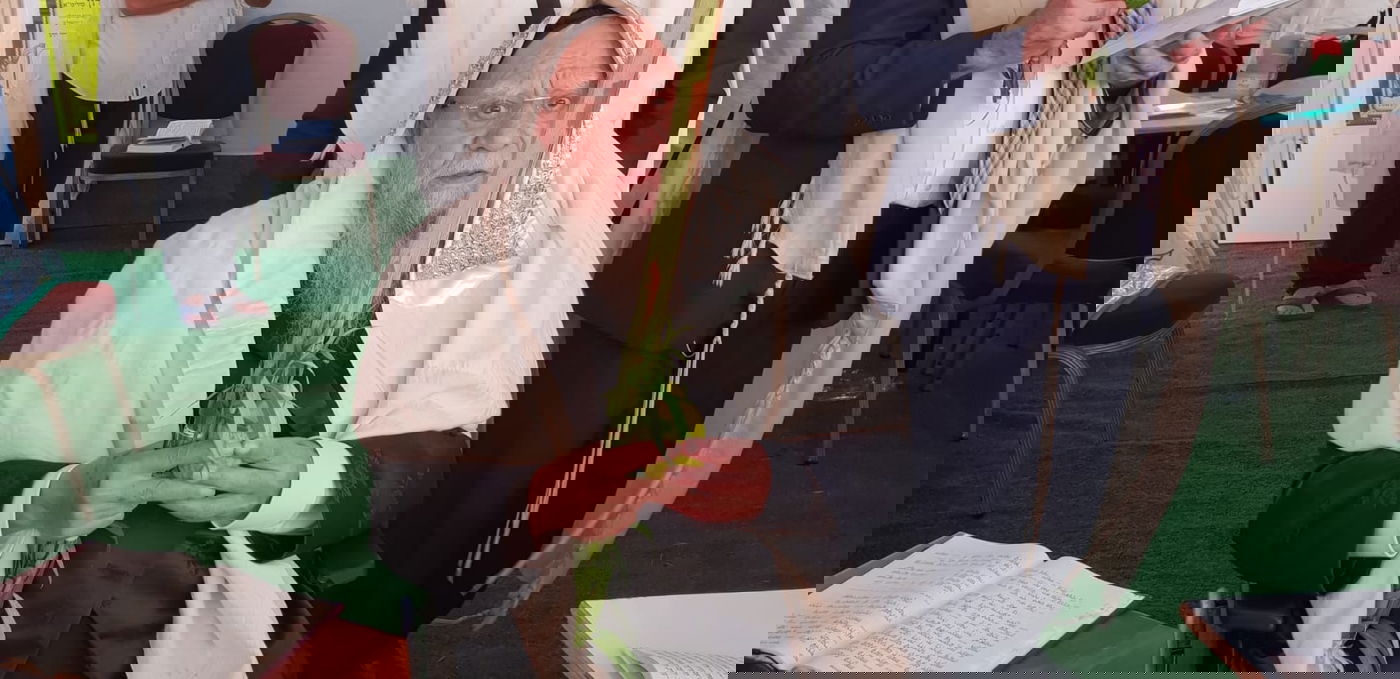 חג הסוכות במעונו של זקן הראשונים לציון