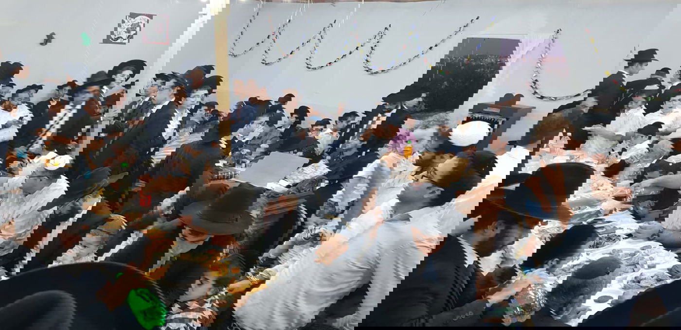 חג הסוכות במעונו של זקן הראשונים לציון