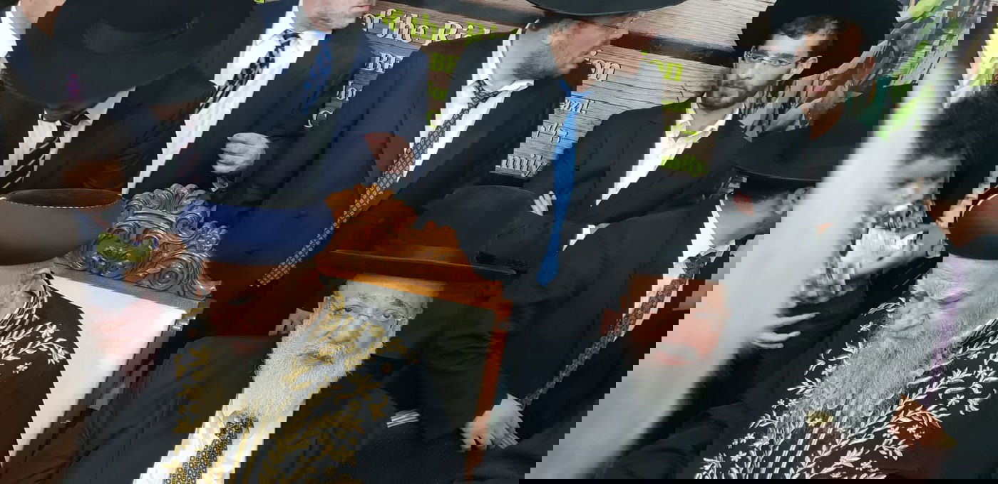 חג הסוכות במעונו של זקן הראשונים לציון