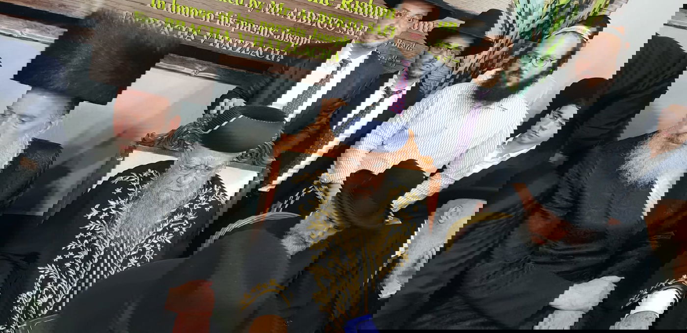 חג הסוכות במעונו של זקן הראשונים לציון