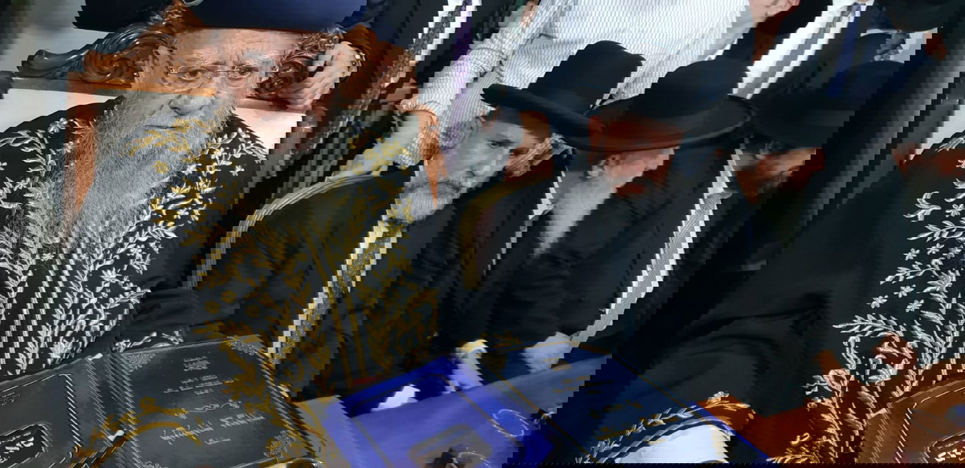 חג הסוכות במעונו של זקן הראשונים לציון