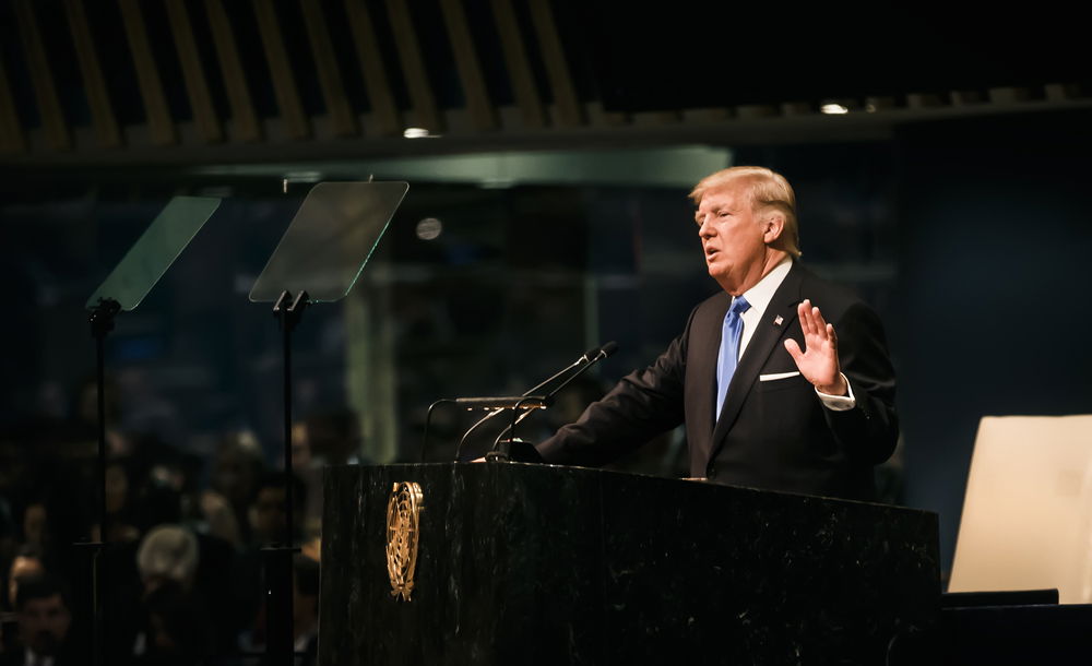 טראמפ באו"ם. ארכיון