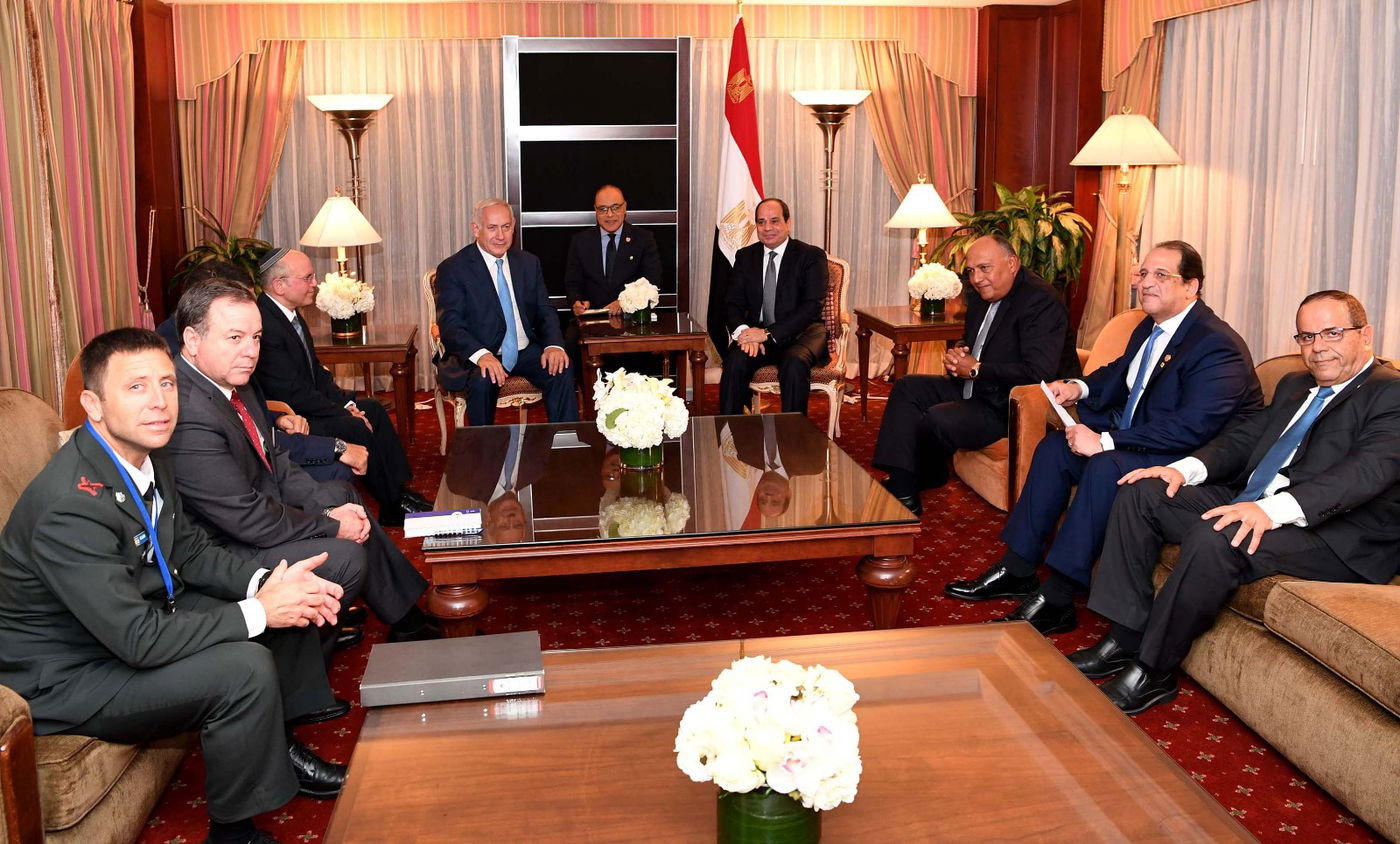 נתניהו וא-סיסי נפגשו בניו יורק במשך שעתיים