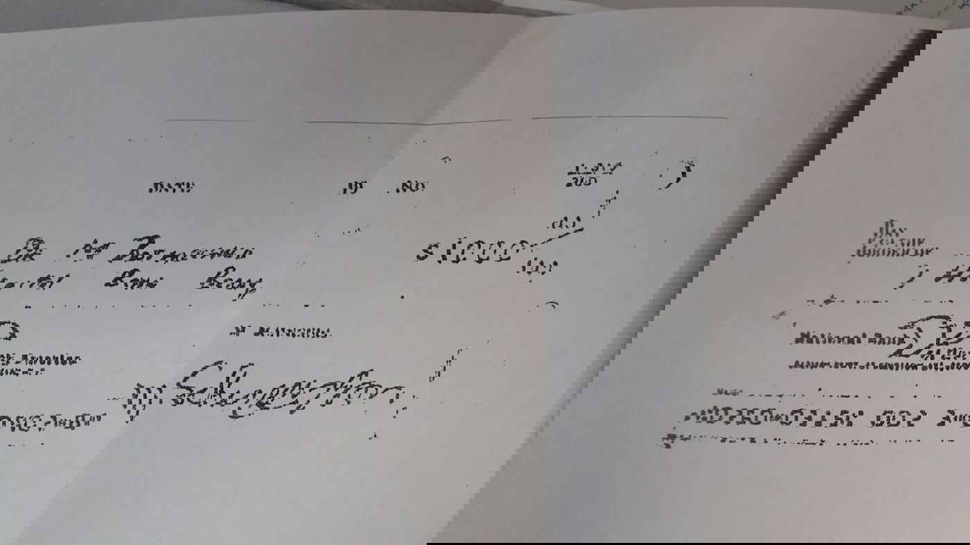 הצ'ק של הרבי