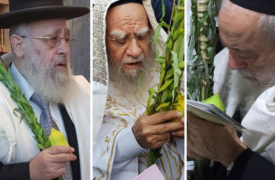 תיעוד: הושענא רבא במעונם של הראשונים לציון