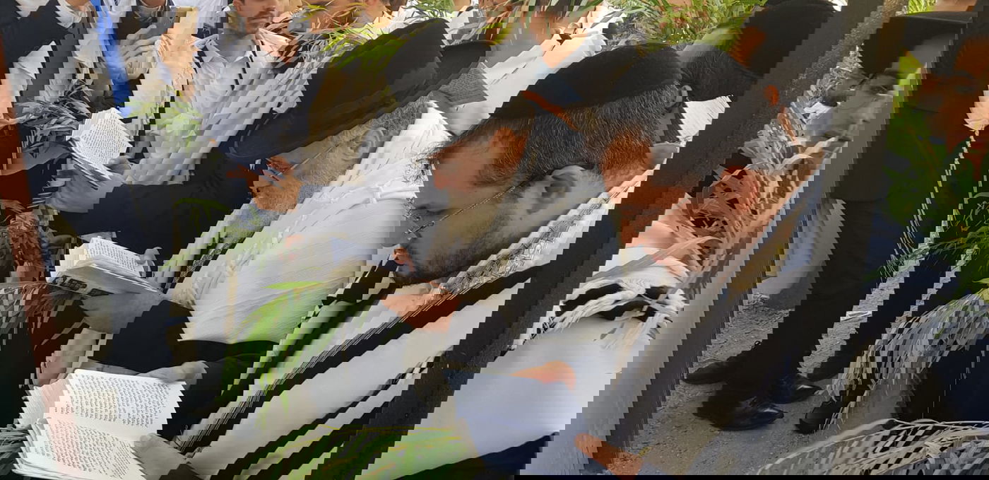 תיעוד: הושענא רבא במעונם של הראשונים לציון