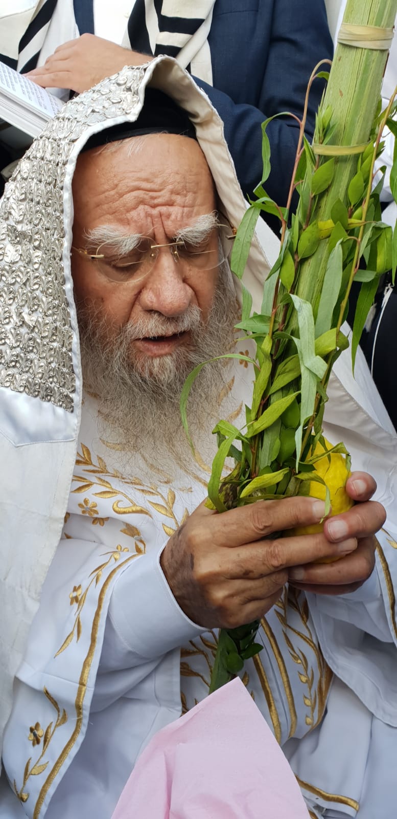 תיעוד: הושענא רבא במעונם של הראשונים לציון
