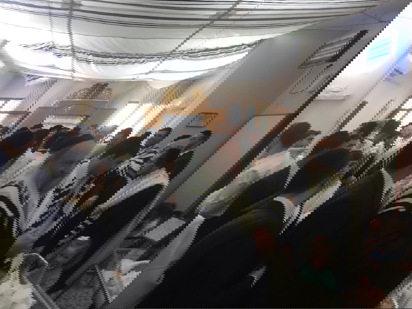 הנכרי תיעד בשמחת תורה: "כל הנערים" לעשרות תינוקות