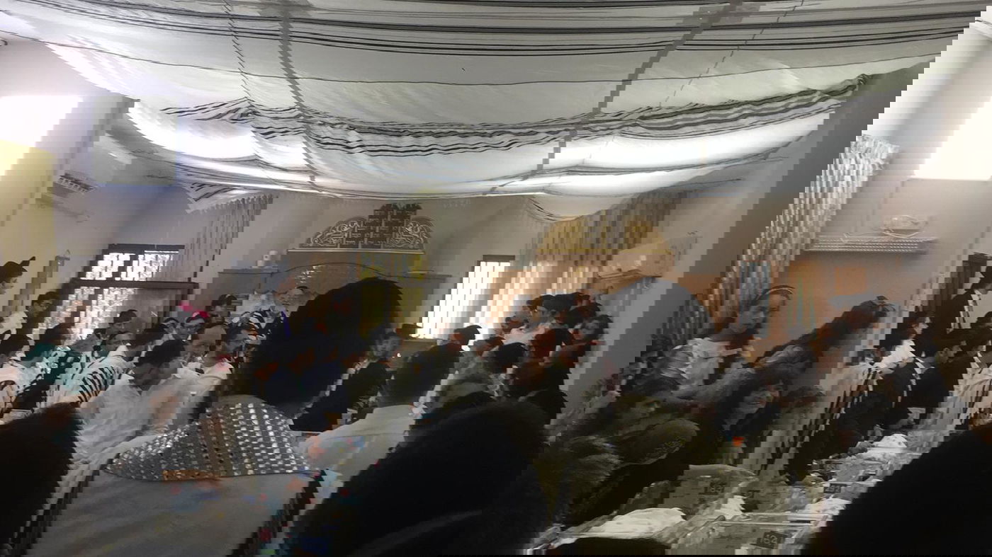 הנכרי תיעד בשמחת תורה: "כל הנערים" לעשרות תינוקות