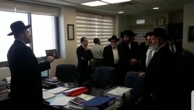 נשיא בית הדין התפלל לרפואת השר אזולאי