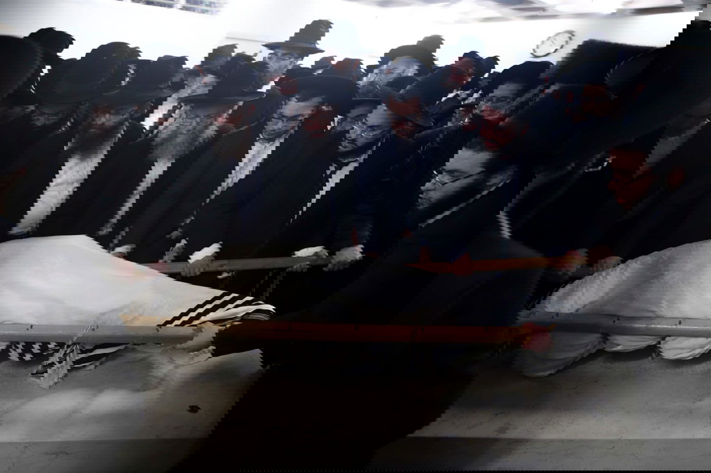 המונים בהלווית בנו של מרן הגרי"ש אלישיב זצ"ל