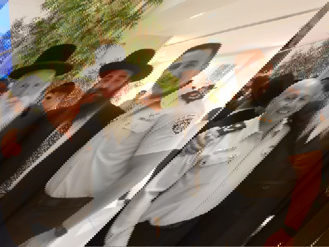 בכירי שירות בתי הסוהר בחתונת בת הרב הראשי