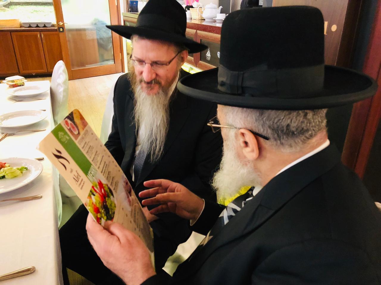 הרב הראשי בתפילת ראש חודש ב'מארינה רושצ'ה'