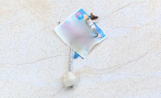 הבלון שנמצא במקום