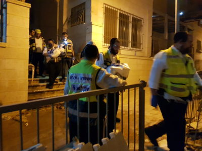 פינוי גופות הנספים, אמש