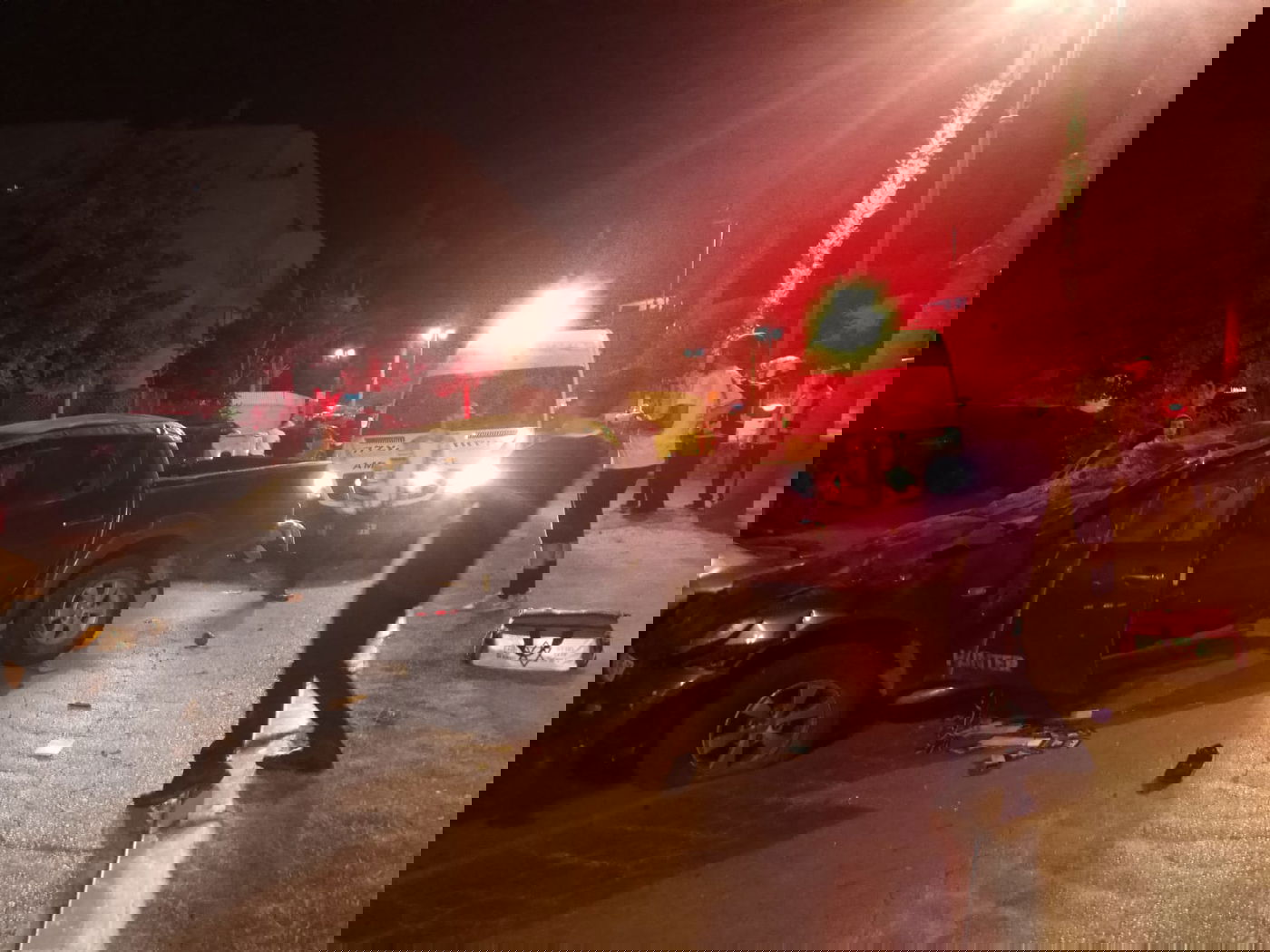 זירת התאונה