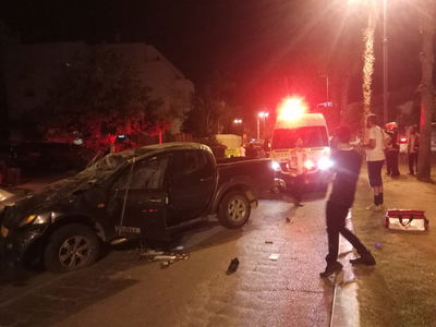 זירת התאונה