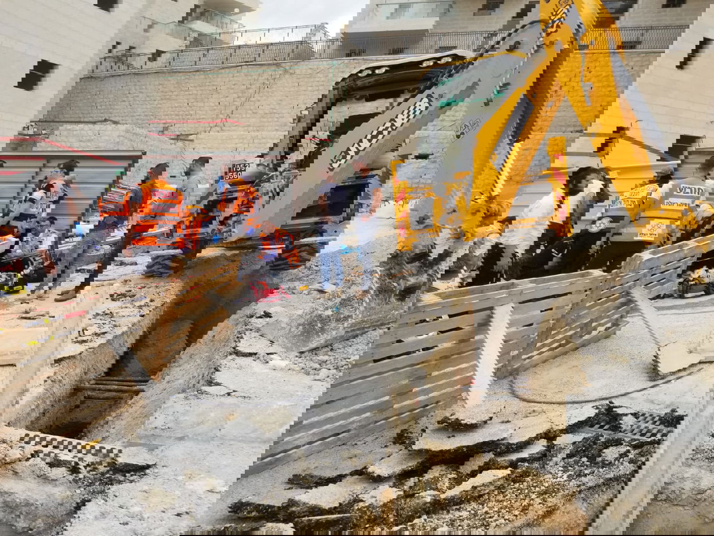 זירת התאונה