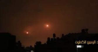 הפלסטינים תיעדו: כך נראו השיגורים מעזה