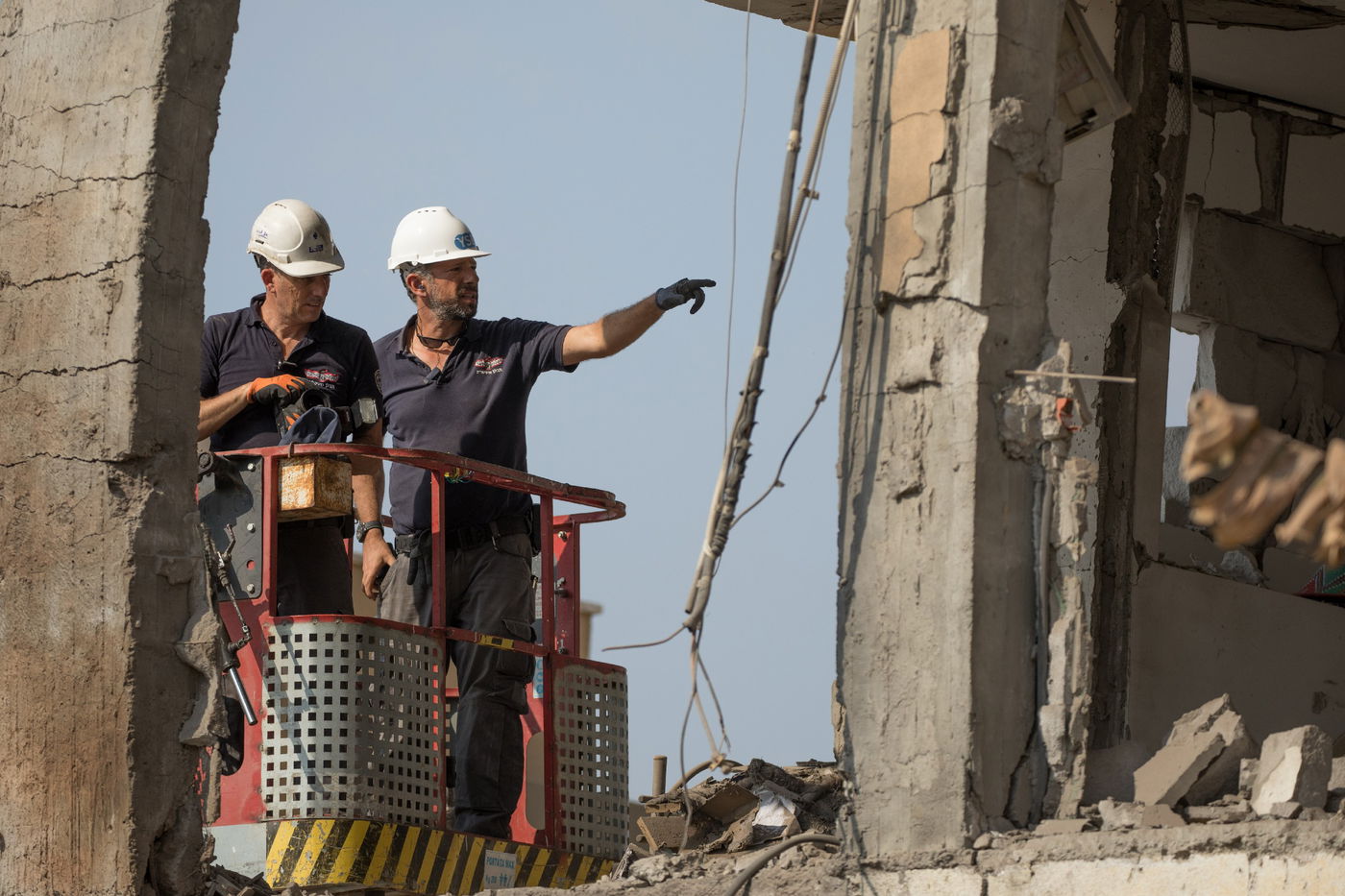 תיעוד: זירת ההרס בבית המגורים בבאר שבע