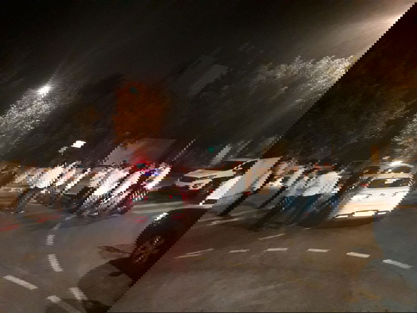 בקבוק תבערה וגז פלפל במהלך קטטה עם פעילי "הפלג"