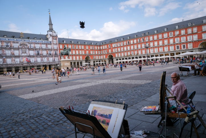 טיול ברחובות מדריד דרך עדשת המצלמה