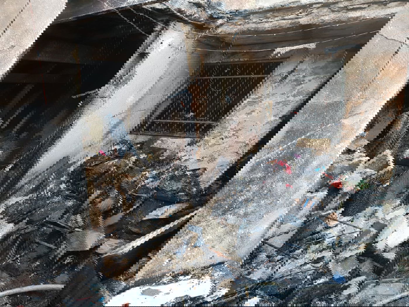 אישה נהרגה בשריפה בשוק הכרמל בת"א