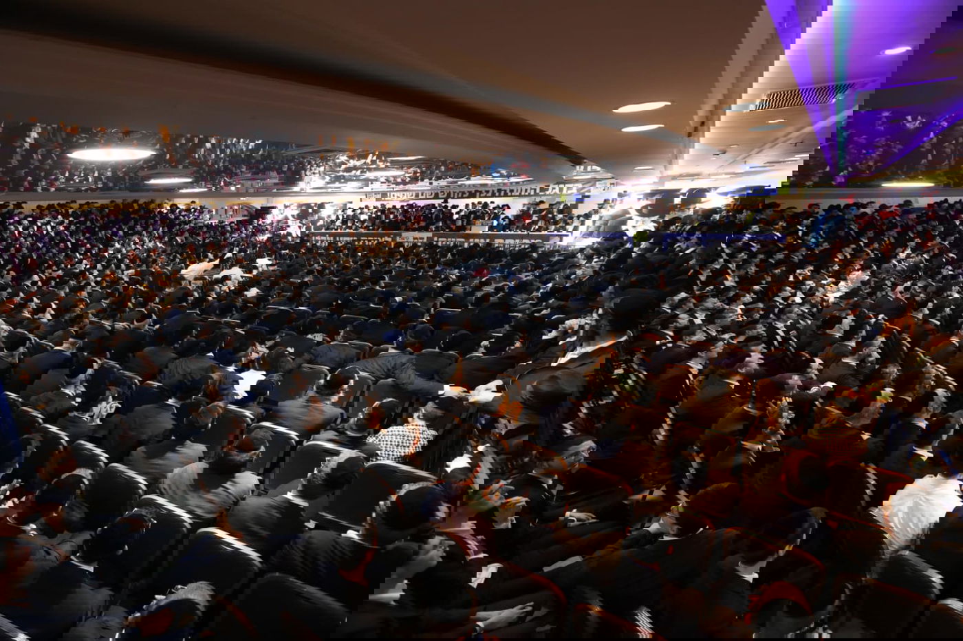 תיעוד: כינוס התמיכה של דגל התורה במשה ליאון בירושלים