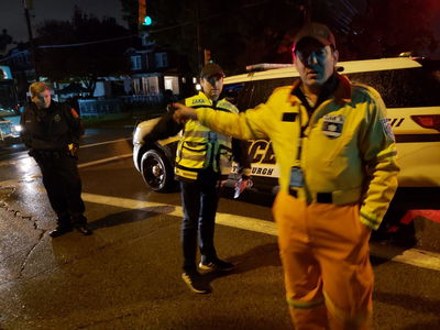 מחוץ לזירת הרצח