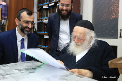 אלנתן, זוכה לתמיכת מרן הגר"ח קנייבסקי