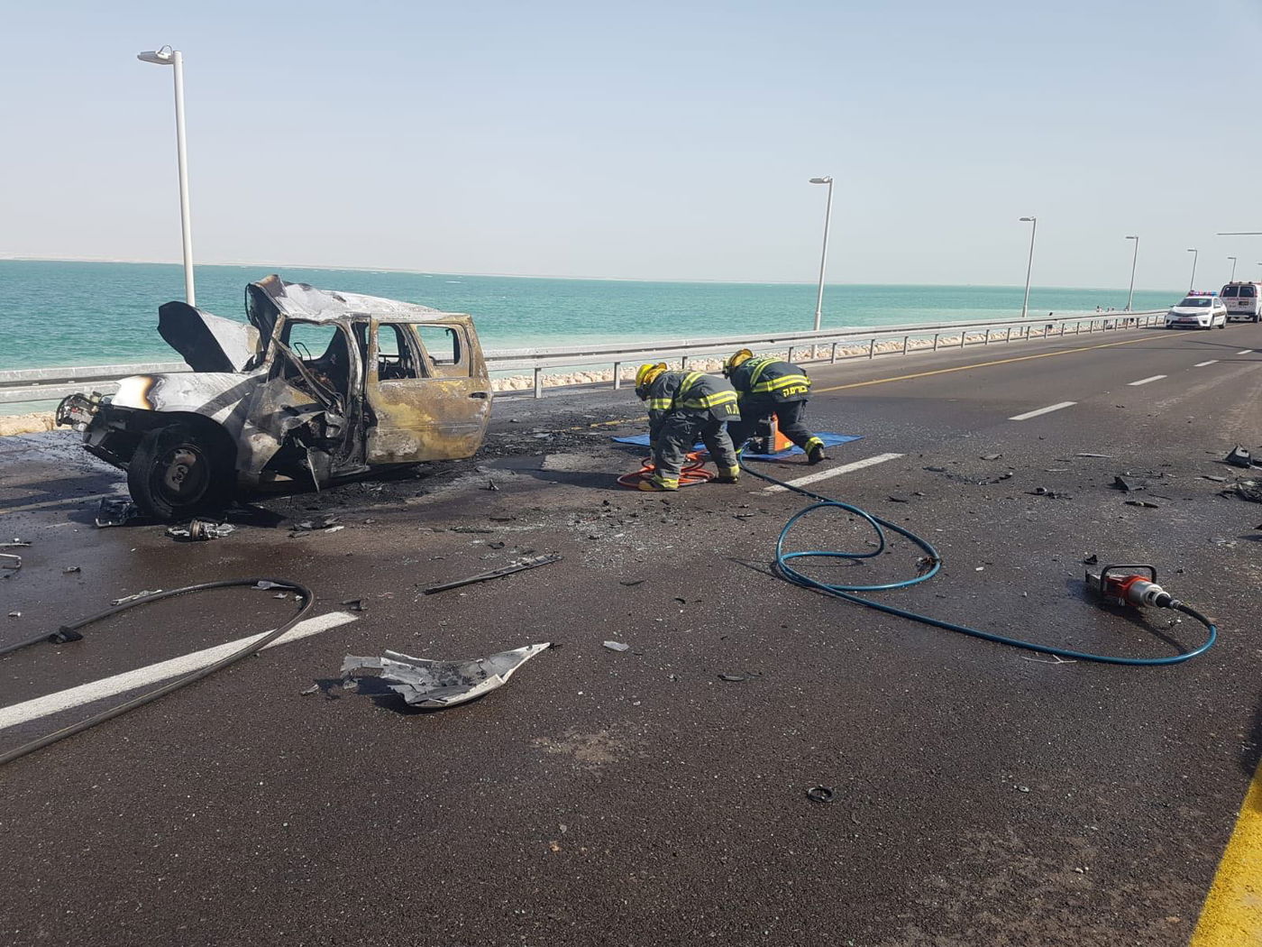 המשפחה נמחקה: 8 הרוגים בתאונה מחרידה ליד ים המלח