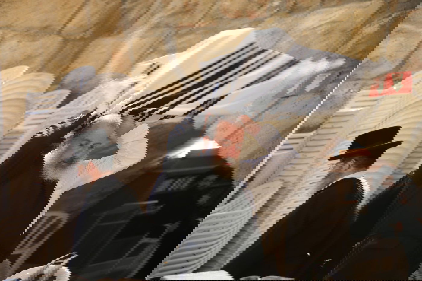 "מי שברך": יוסי דייטש וישראל פרוש התפללו בכותל המערבי. צפו