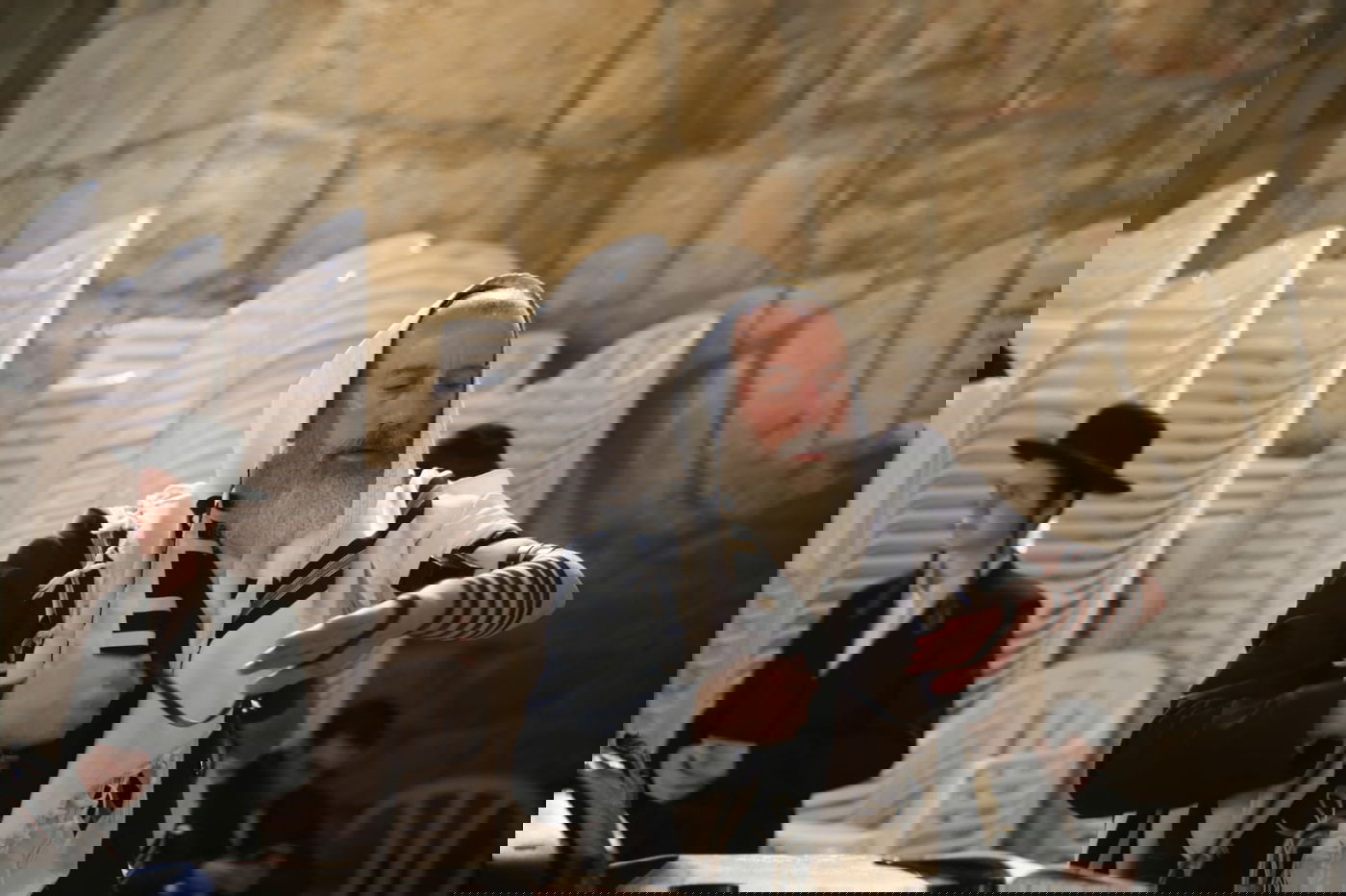 "מי שברך": יוסי דייטש וישראל פרוש התפללו בכותל המערבי. צפו