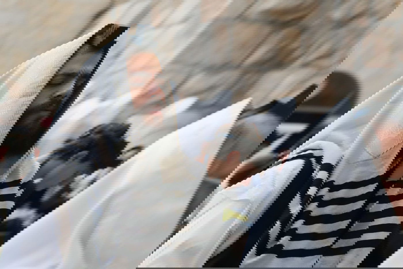 "מי שברך": יוסי דייטש וישראל פרוש התפללו בכותל המערבי. צפו