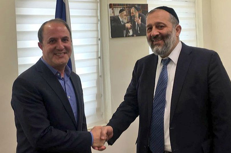 לסרי עם דרעי. שני המנצחים באשדוד