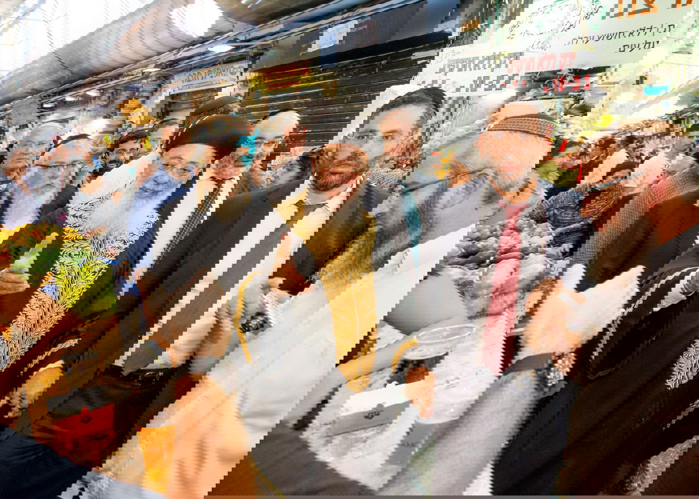 הראשון לציון חיזק את סוחרי מחנה יהודה