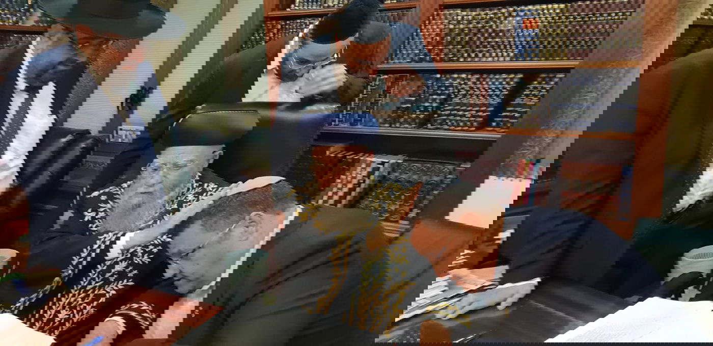 משה ליאון התברך במעונו של זקן הראשונים לציון