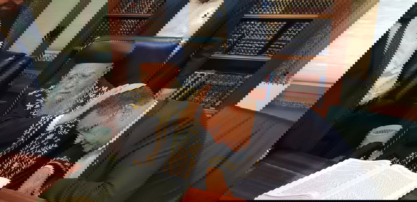 משה ליאון התברך במעונו של זקן הראשונים לציון