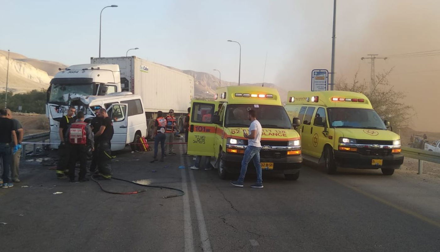 זירת התאונה