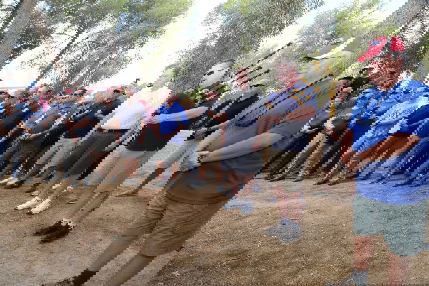 השוטרים האמריקאים סיירו ביערות עוטף עזה