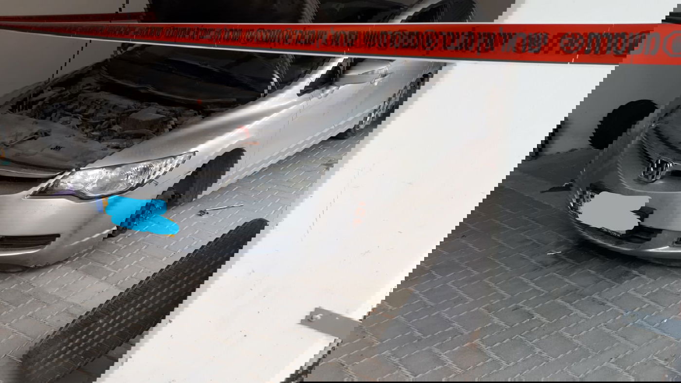 גבר חרדי נפצע בינוני לאחר שרכבו נפל עליו