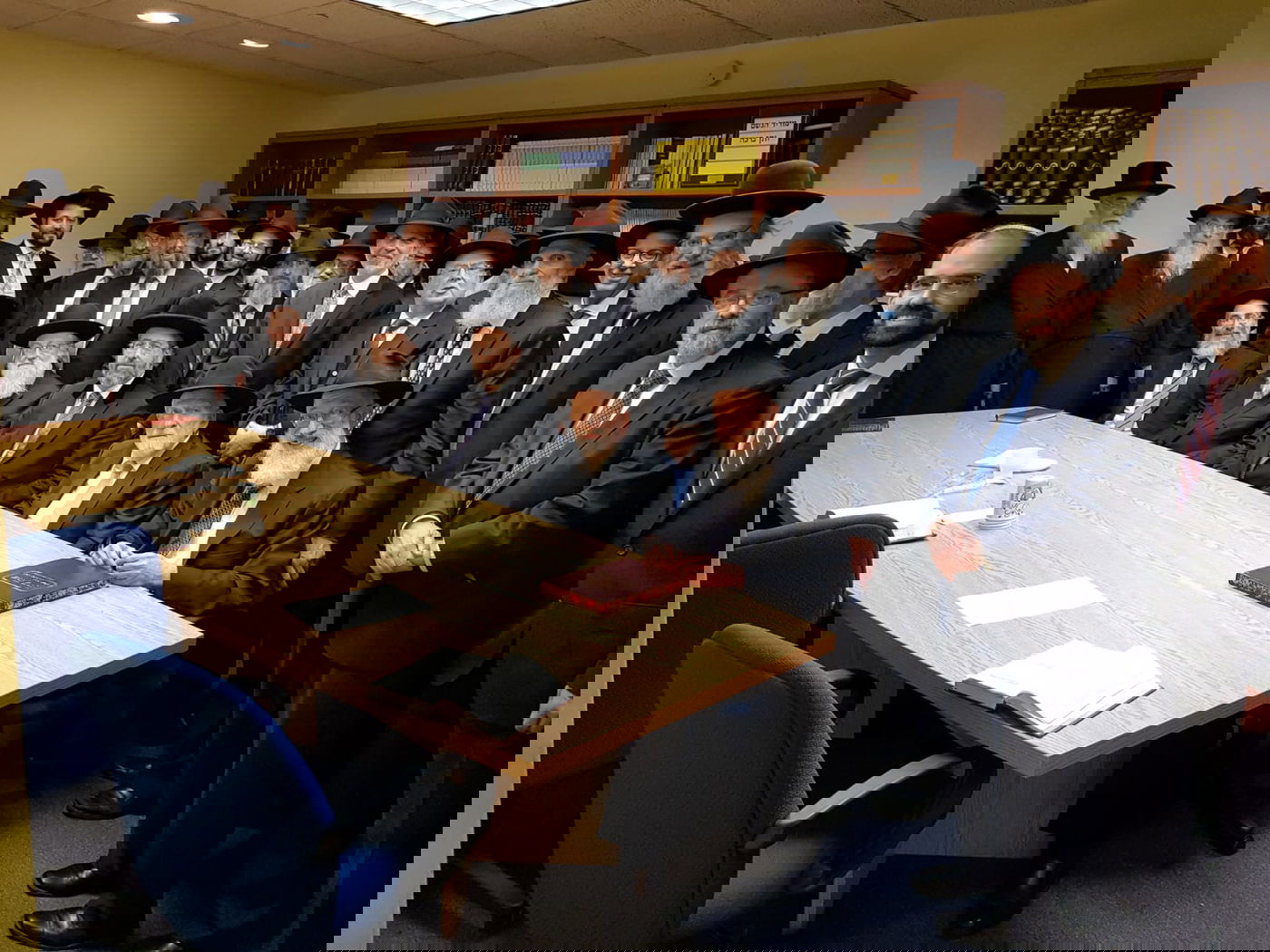 תיעוד: נשיא בית הדין הגר"ד לאו ביקר בארצות הברית