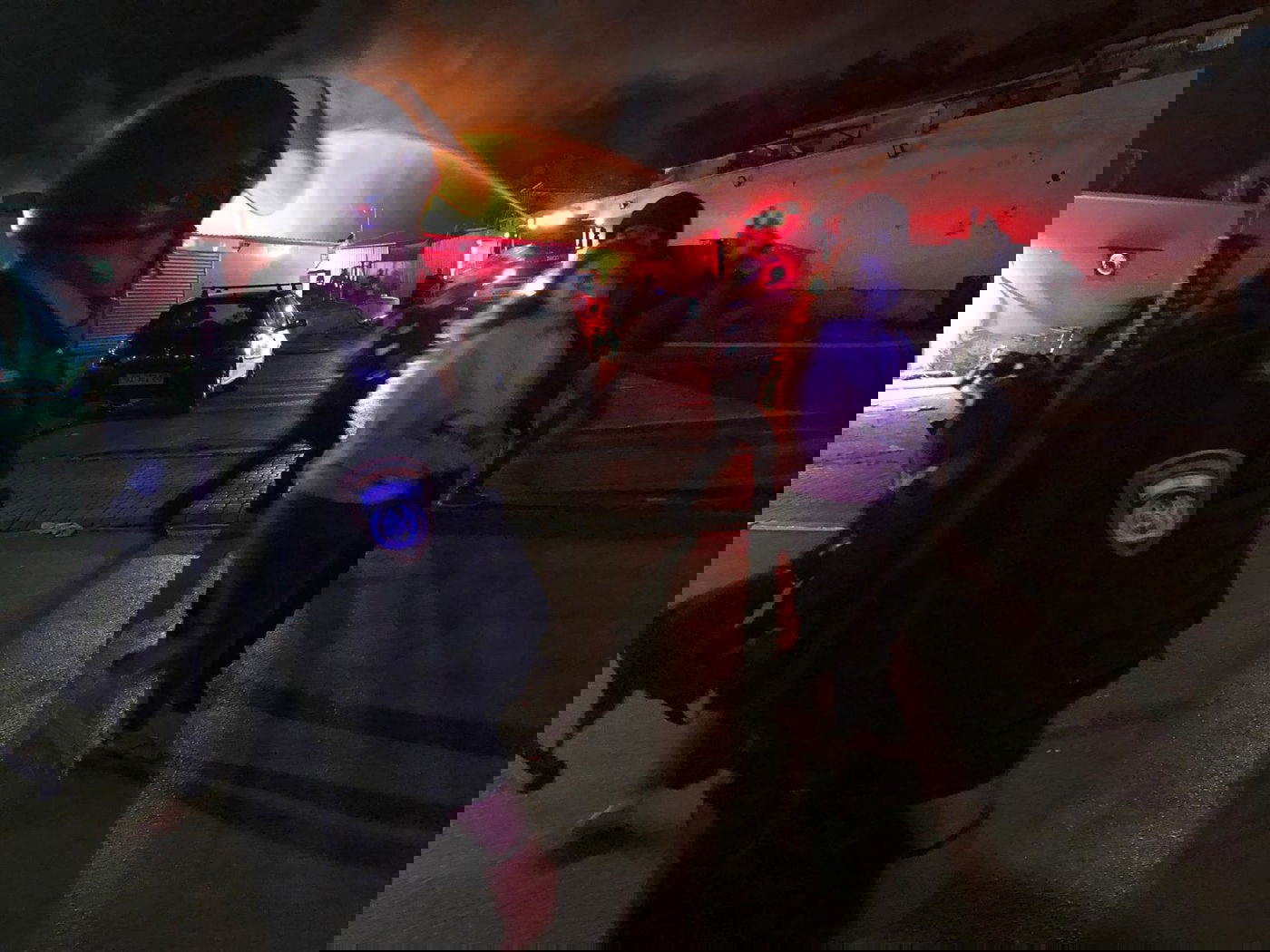 כוחות הכיבוי בשדרות